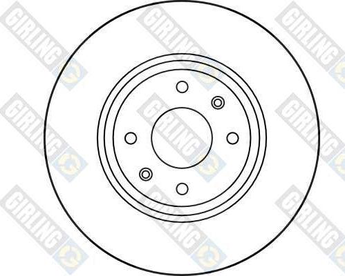 Girling 6011231 - Bremžu diski ps1.lv