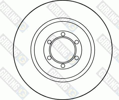 Girling 6017154 - Bremžu diski ps1.lv