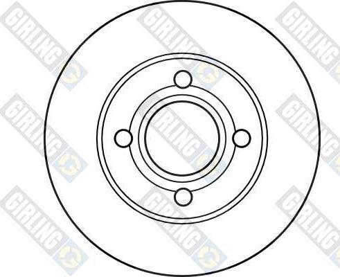 Girling 6025983 - Bremžu diski ps1.lv