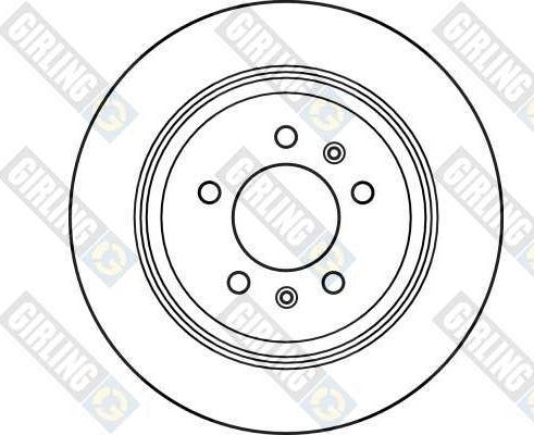 Girling 6025824 - Bremžu diski ps1.lv