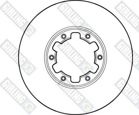 Girling 6026251 - Bremžu diski ps1.lv