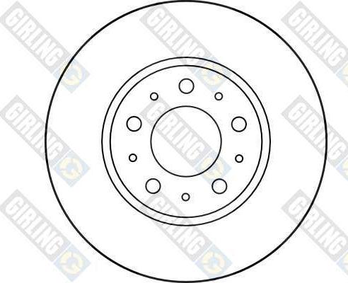 Girling 6026711 - Bremžu diski ps1.lv