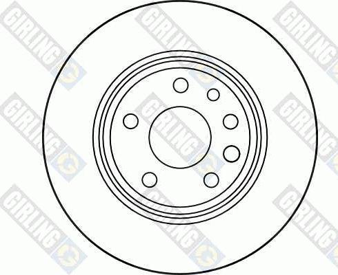 Girling 6027734 - Bremžu diski ps1.lv