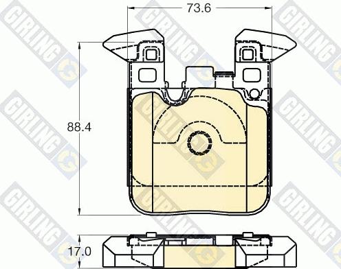 Girling 6120285 - Bremžu uzliku kompl., Disku bremzes ps1.lv