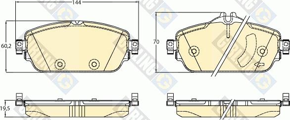 Girling 6120702 - Bremžu uzliku kompl., Disku bremzes ps1.lv