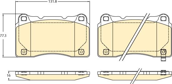 Girling 6122375 - Bremžu uzliku kompl., Disku bremzes ps1.lv