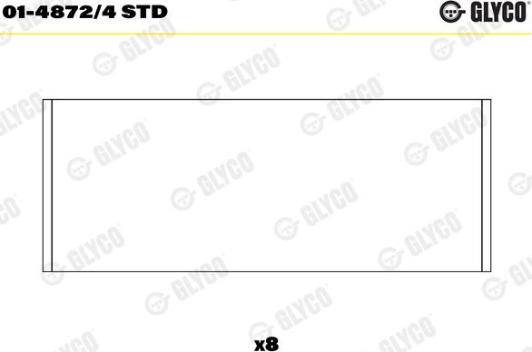 Glyco 01-4872/4 STD - Klaņa gultnis ps1.lv