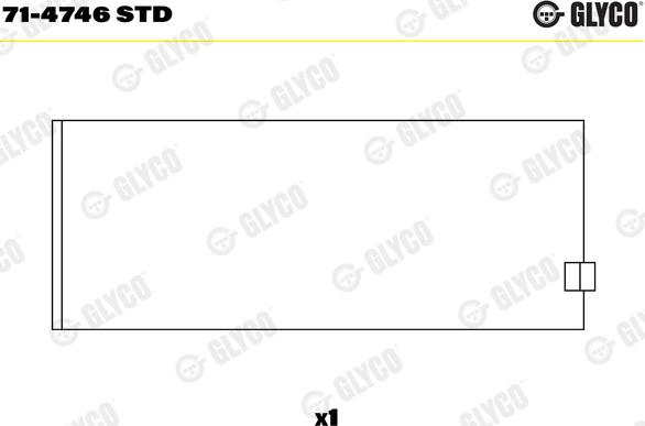 Glyco 71-4746 STD - Klaņa gultnis ps1.lv