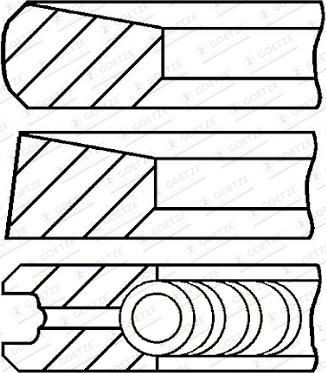 Goetze Engine 08-444200-10 - Virzuļa gredzenu komplekts ps1.lv