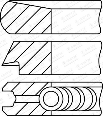 Goetze Engine 08-453107-00 - Virzuļa gredzenu komplekts ps1.lv