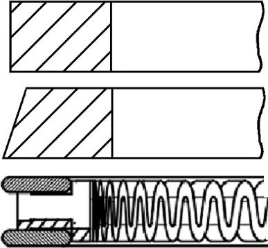 Goetze Engine 08-436907-00 - Virzuļa gredzenu komplekts ps1.lv