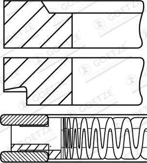 Goetze Engine 08-433900-00 - Virzuļa gredzenu komplekts ps1.lv