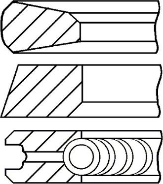 Goetze Engine 08-427400-00 - Virzuļa gredzenu komplekts ps1.lv