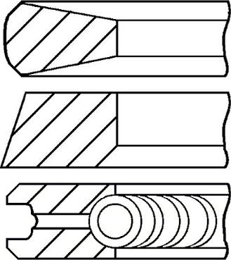 Goetze Engine 08-445400-00 - Virzuļa gredzenu komplekts ps1.lv