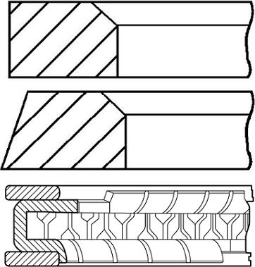 Goetze Engine 08-306800-00 - Virzuļa gredzenu komplekts ps1.lv