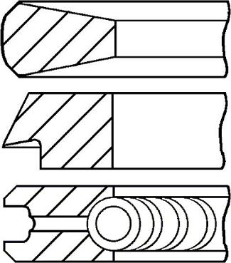 Goetze Engine 08-176400-30 - Virzuļa gredzenu komplekts ps1.lv