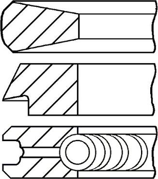 Goetze Engine 08-114400-45 - Virzuļa gredzenu komplekts ps1.lv