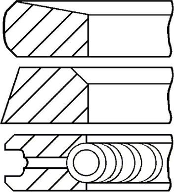 Goetze Engine 08-113500-00 - Virzuļa gredzenu komplekts ps1.lv