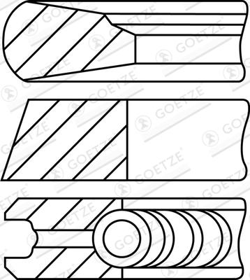 Goetze Engine 08-451700-00 - Virzuļa gredzenu komplekts ps1.lv