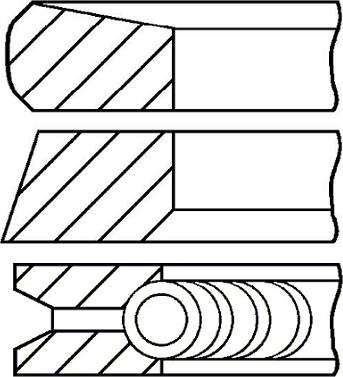 Goetze Engine 08-137500-00 - Virzuļa gredzenu komplekts ps1.lv