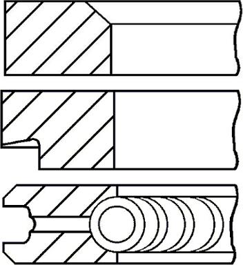 Goetze Engine 08-438500-00 - Virzuļa gredzenu komplekts ps1.lv