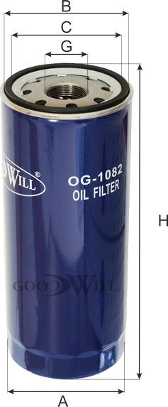 GoodWill OG 1082 - Eļļas filtrs ps1.lv
