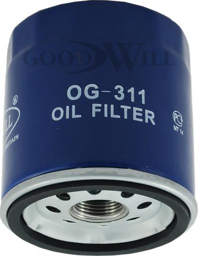 GoodWill OG 311 - Eļļas filtrs ps1.lv