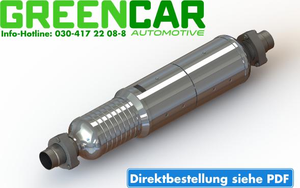 GREENCAR Automotive GR20-014834 - Nosēdumu / Daļiņu filtrs, Izplūdes gāzu sistēma ps1.lv
