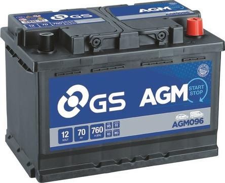 GS AGM096 - Startera akumulatoru baterija ps1.lv