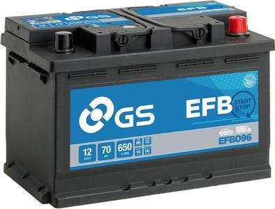 GS EFB096 - Startera akumulatoru baterija ps1.lv