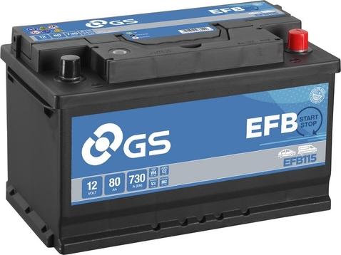 GS EFB115 - Startera akumulatoru baterija ps1.lv