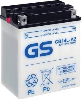 GS GS-CB14L-A2 - Startera akumulatoru baterija ps1.lv