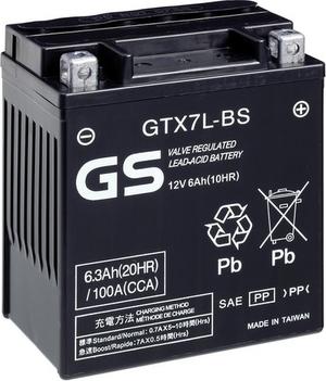 GS GS-GTX7L-BS - Startera akumulatoru baterija ps1.lv