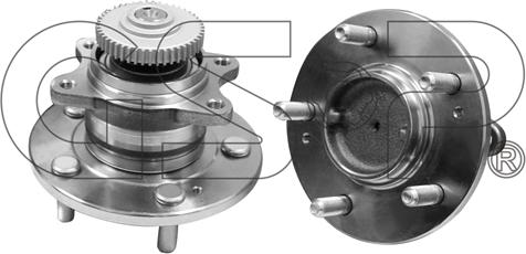 GSP 9400340 - Riteņa rumbas gultņa komplekts ps1.lv