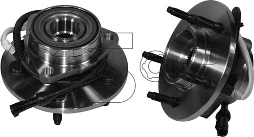 GSP 9333044 - Riteņa rumbas gultņa komplekts ps1.lv