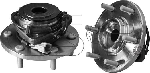 GSP 9329024 - Riteņa rumbas gultņa komplekts ps1.lv