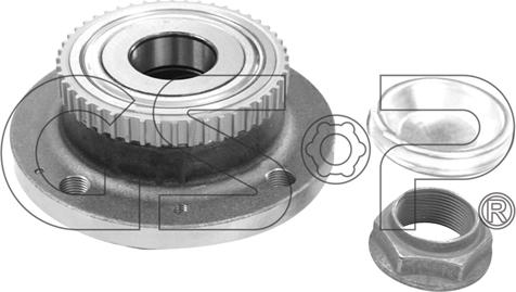 GSP 9232035K - Riteņa rumbas gultņa komplekts ps1.lv