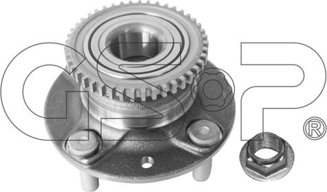 GSP 9228056K - Riteņa rumbas gultņa komplekts ps1.lv