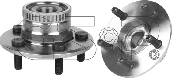 GSP 9228016 - Riteņa rumbas gultņa komplekts ps1.lv