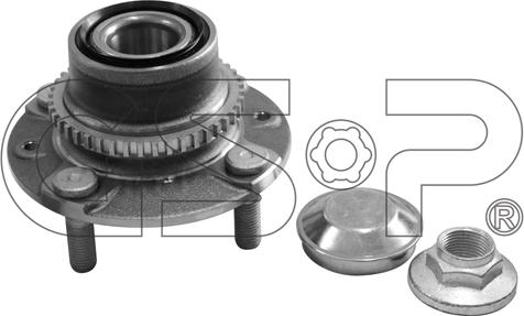 GSP 9228072K - Riteņa rumbas gultņa komplekts ps1.lv