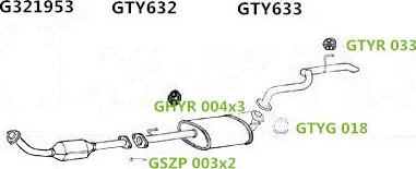 GT Exhausts G900466 - Izplūdes gāzu sistēma ps1.lv