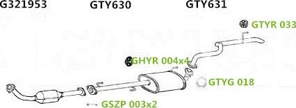 GT Exhausts G900467 - Izplūdes gāzu sistēma ps1.lv