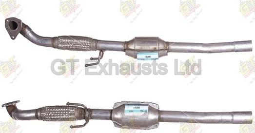 GT Exhausts G380201 - Katalizators ps1.lv