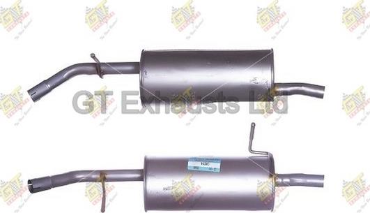 GT Exhausts GCN564 - Izplūdes gāzu trokšņa slāpētājs (pēdējais) ps1.lv