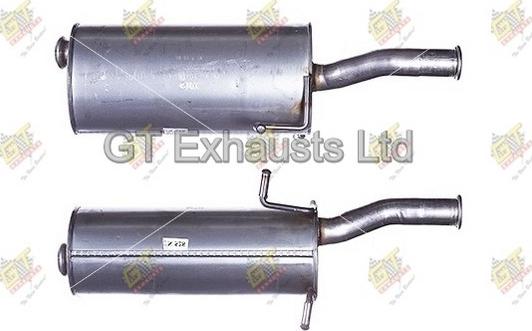 GT Exhausts GCN528 - Izplūdes gāzu trokšņa slāpētājs (pēdējais) ps1.lv