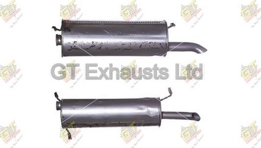 GT Exhausts GCN359 - Izplūdes gāzu trokšņa slāpētājs (pēdējais) ps1.lv