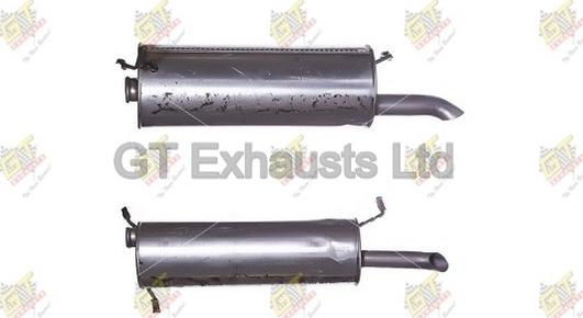 GT Exhausts GCN212 - Izplūdes gāzu trokšņa slāpētājs (pēdējais) ps1.lv