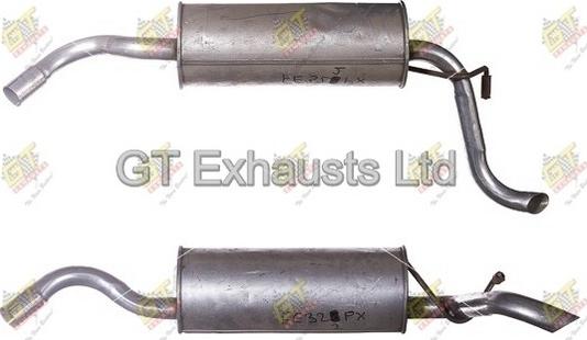 GT Exhausts GFE322 - Izplūdes gāzu trokšņa slāpētājs (pēdējais) ps1.lv