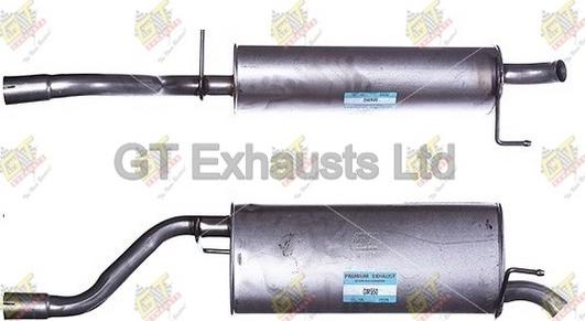 GT Exhausts GGM550 - Izplūdes gāzu trokšņa slāpētājs (pēdējais) ps1.lv