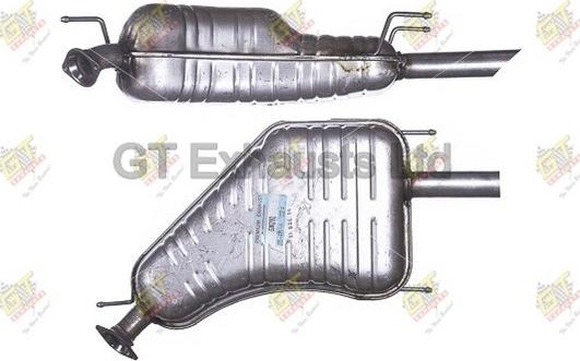 GT Exhausts GGM280 - Izplūdes gāzu trokšņa slāpētājs (pēdējais) ps1.lv